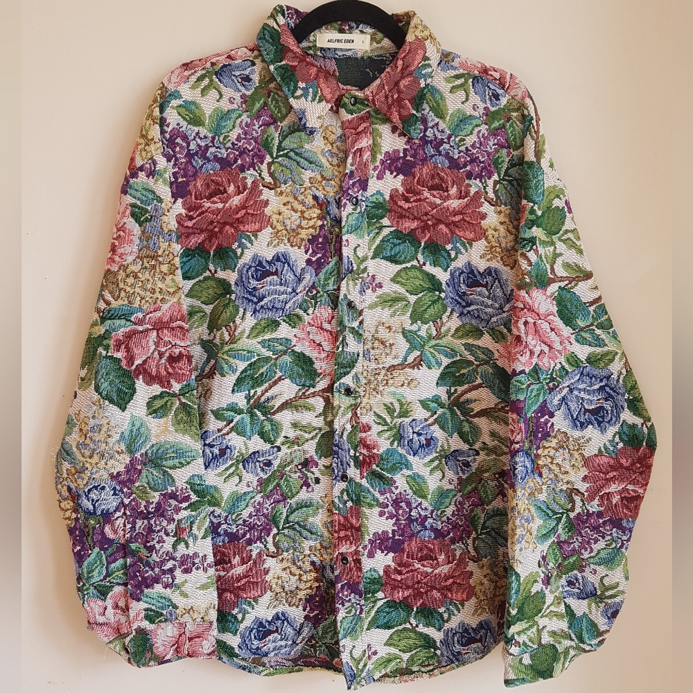 AELFRIC EDEN FLORAL TAPESTRY SHACKET